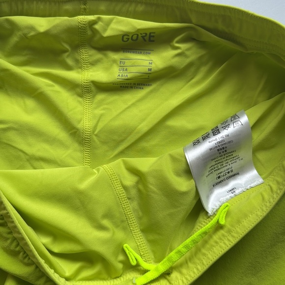 GORE Bright Yellow Athletic Shorts - Picture 4 of 10